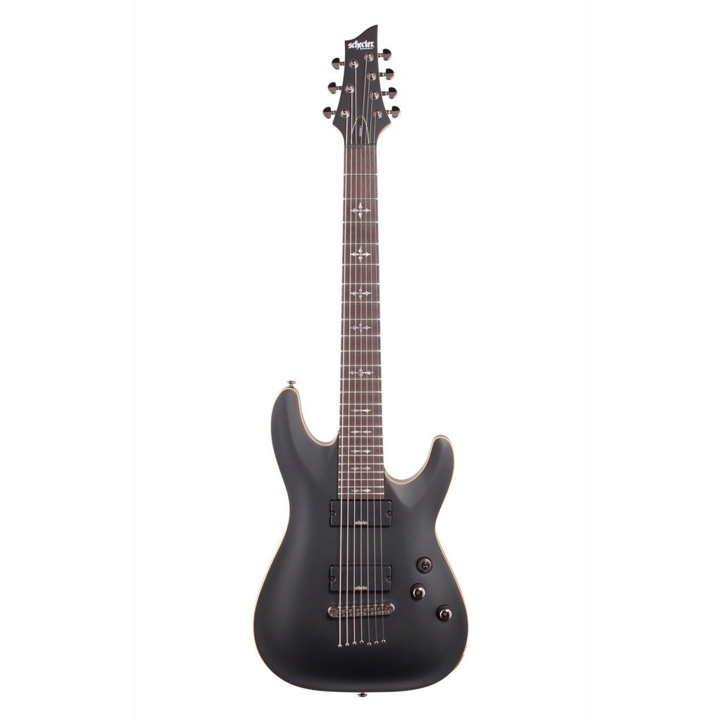 Schecter Demon 7 Aged Black Satin 7-String Electric Guitar