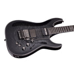 Schecter Hellraiser Hybrid C-1FRS Electric Guitar, Transparent Black Burst