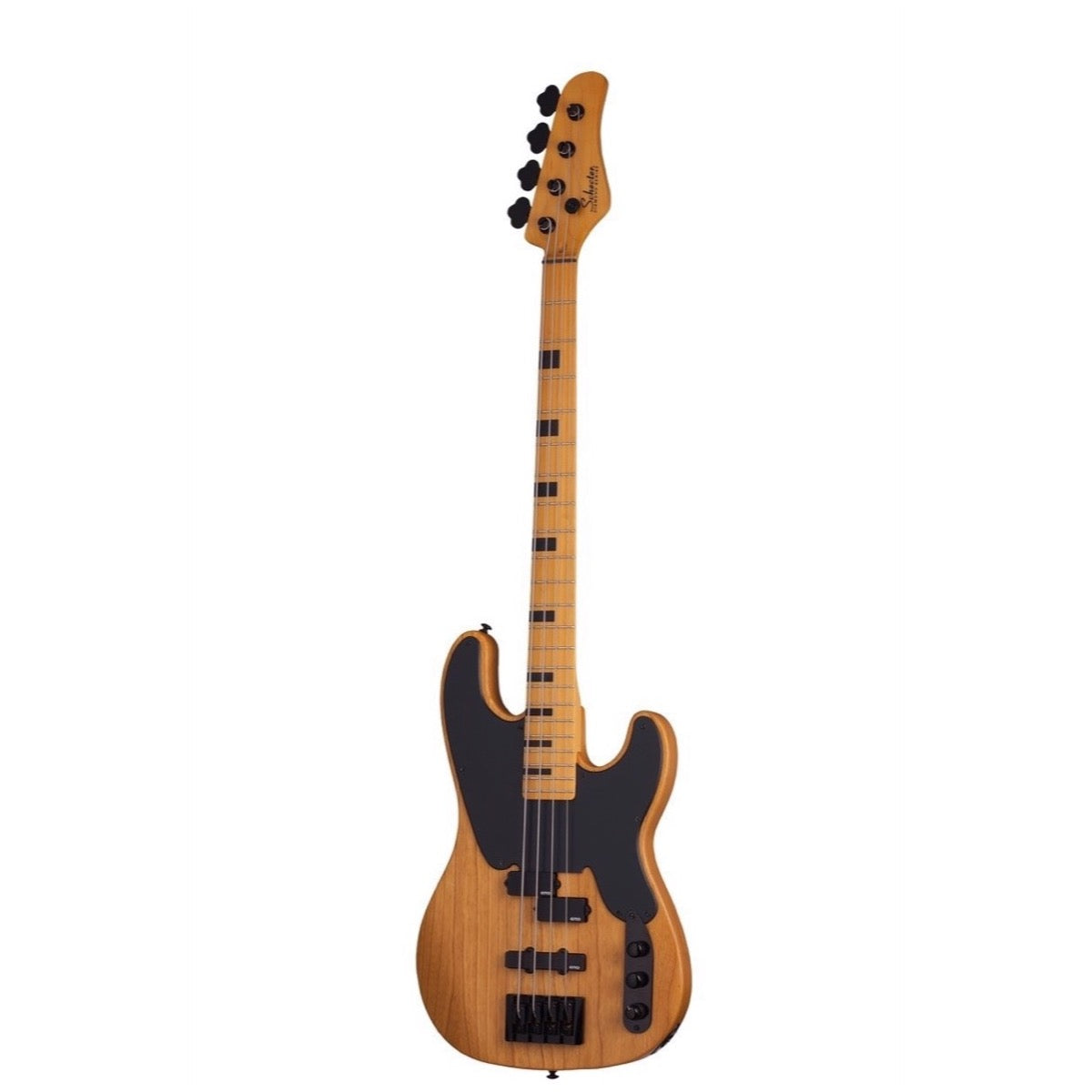 Schecter Model T Session Electric Bass, Natural Satin