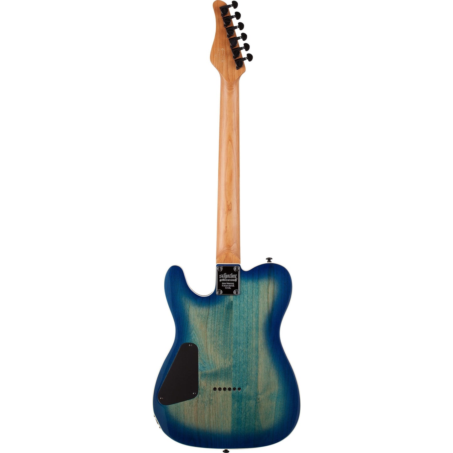 Schecter PT Pro Electric Guitar, Transparent Blue Burst