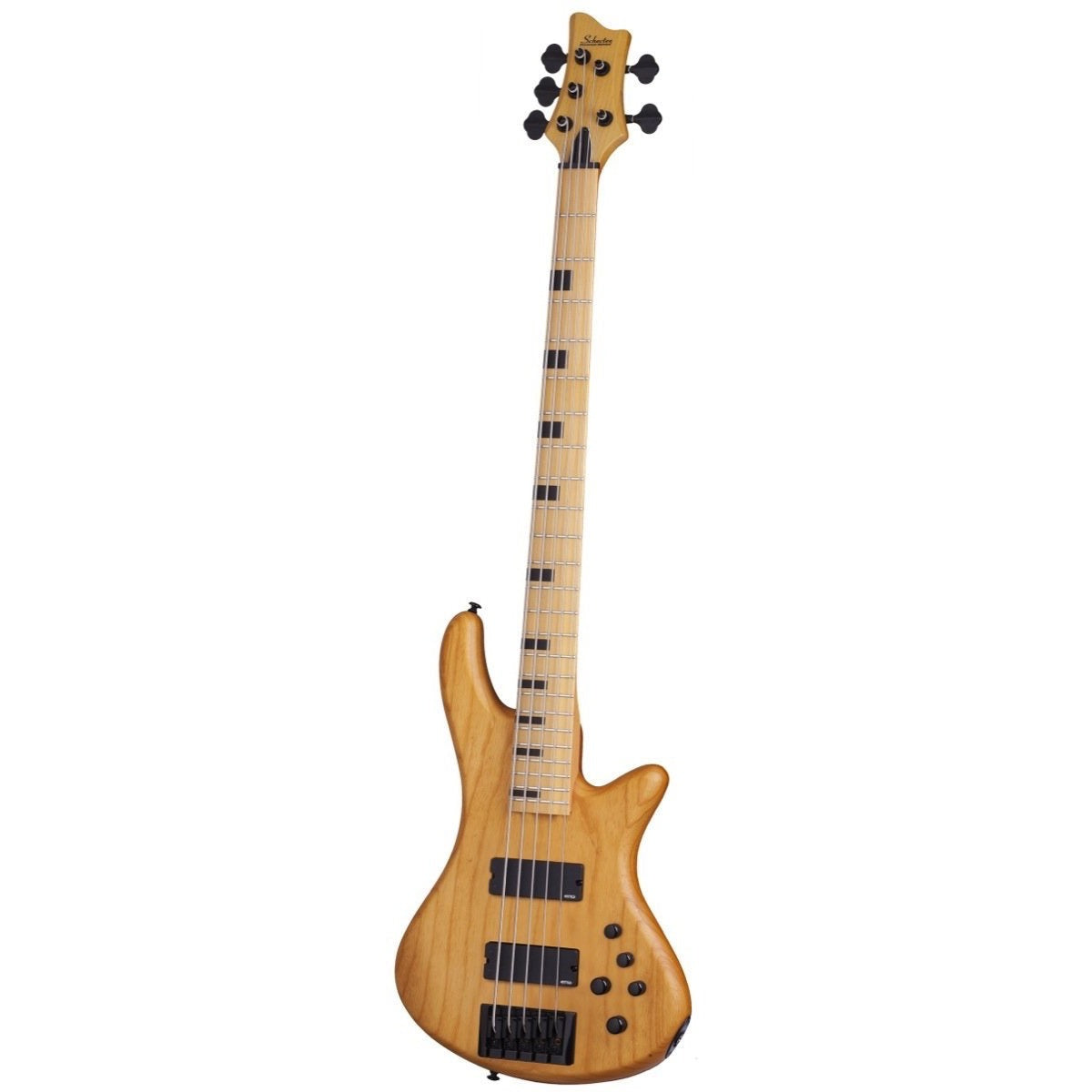 Schecter Session Riot 5 Electric Bass, Aged Natural Satin