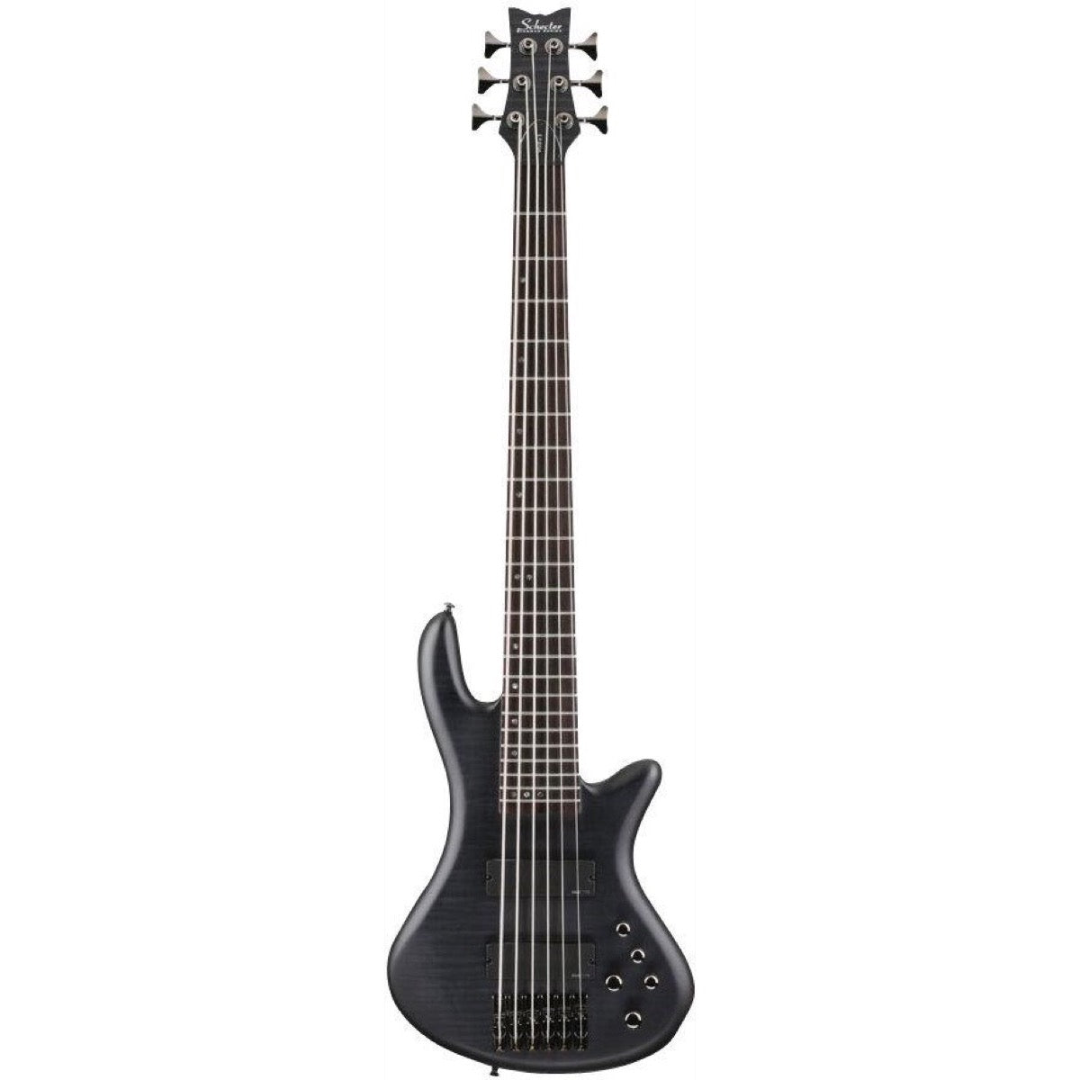 Schecter Stiletto Studio-6 See Thru Black Satin 6-String Electric Bass