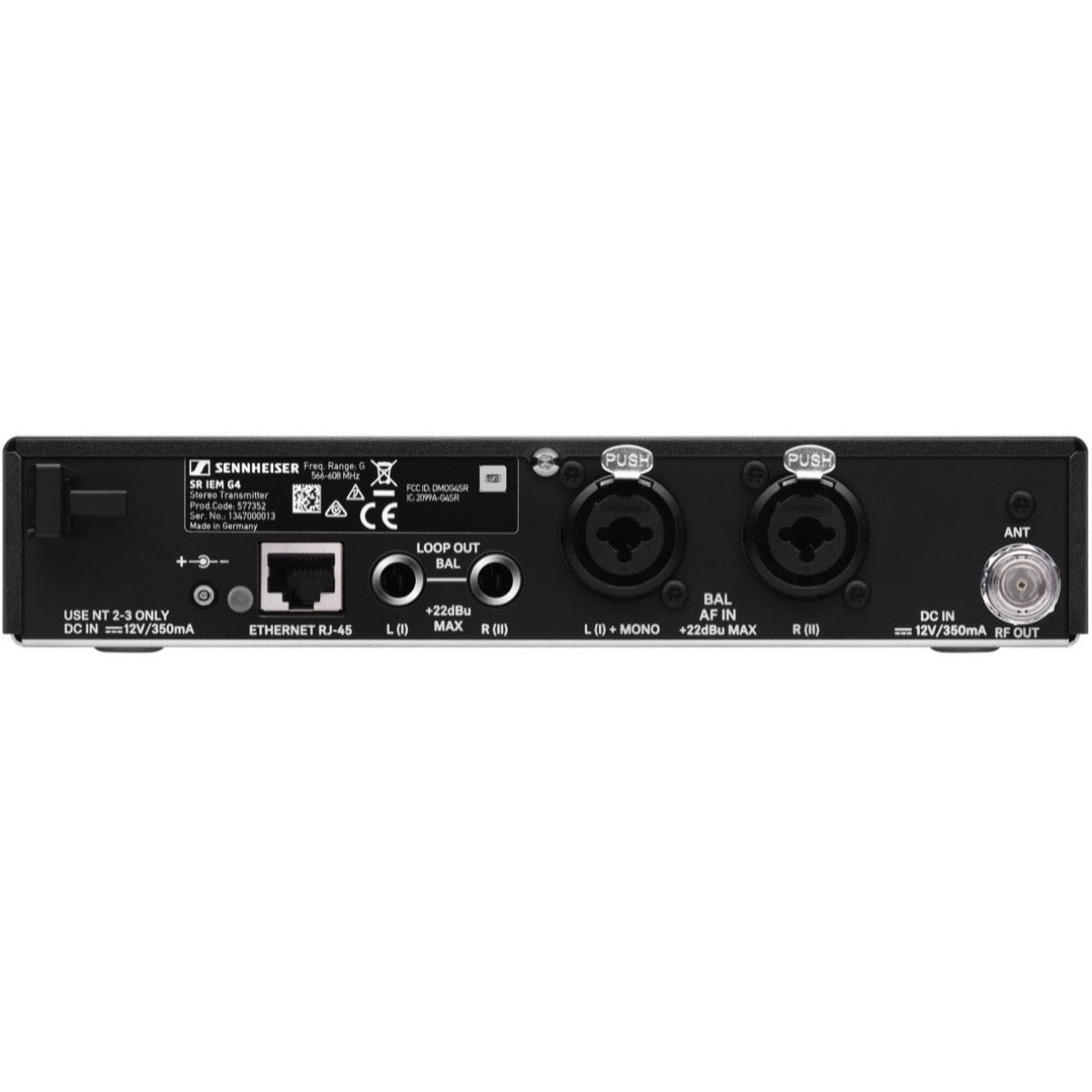 Sennheiser EW IEM G4 TWIN In-Ear Monitor System, Band A (516-558 MHz)