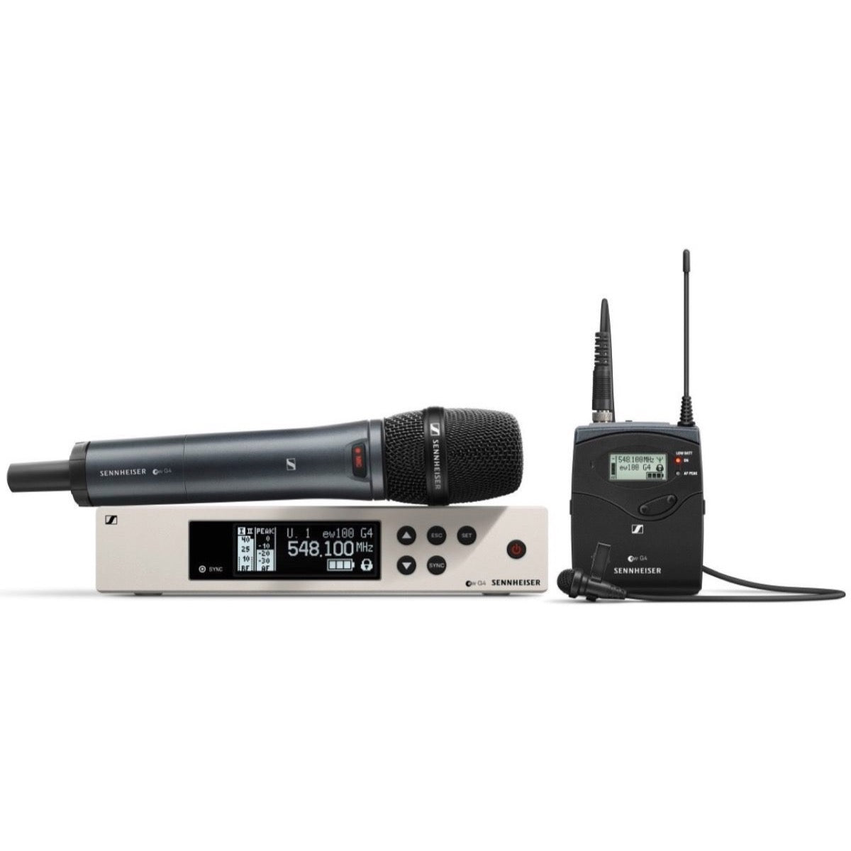 Sennheiser ew100 G4 ME2/835 Combination Wireless Microphone System , Band A (516-558 MHz)