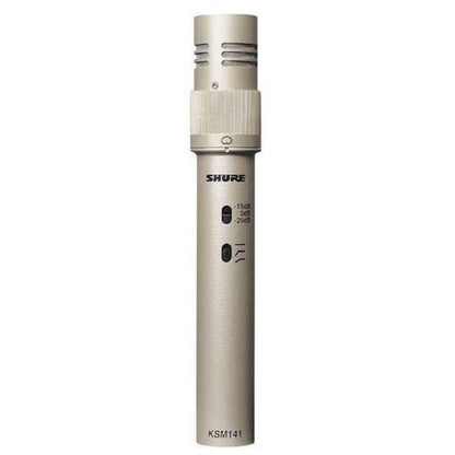 Shure KSM141 Multi-Pattern Microphone, KSM141/SL ST, Matched Pair