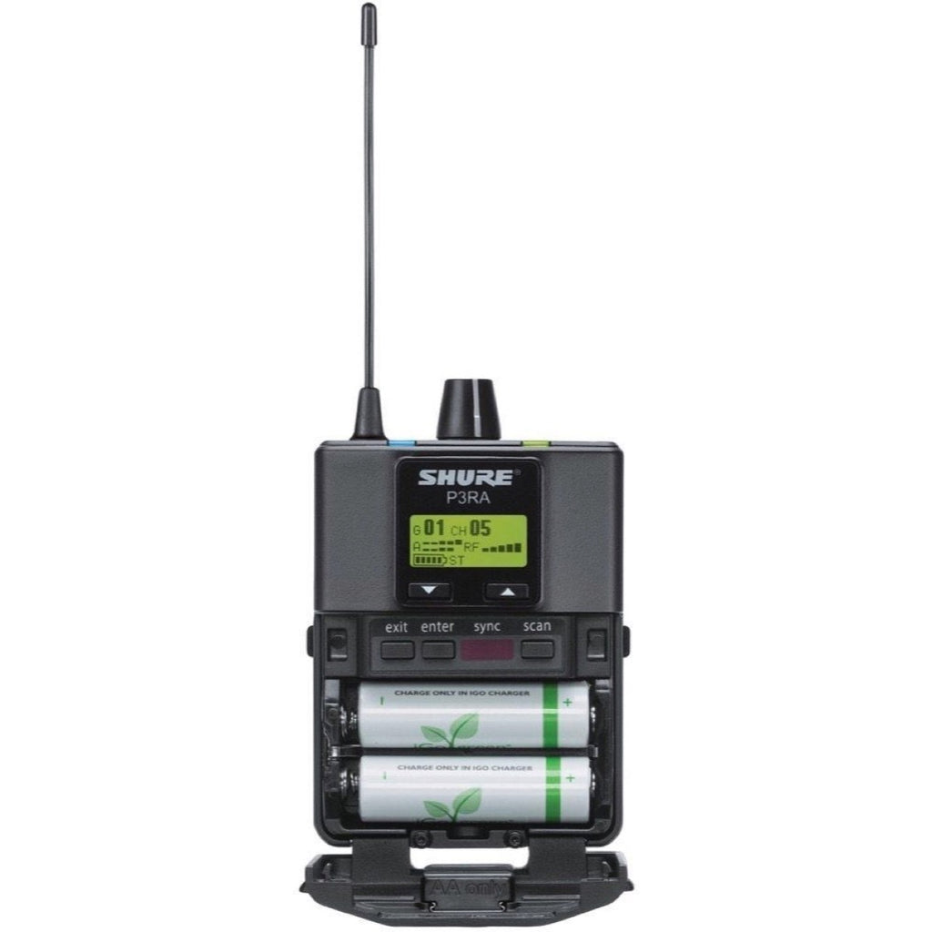Shure P3RA Premium Wireless Bodypack Receiver, J13