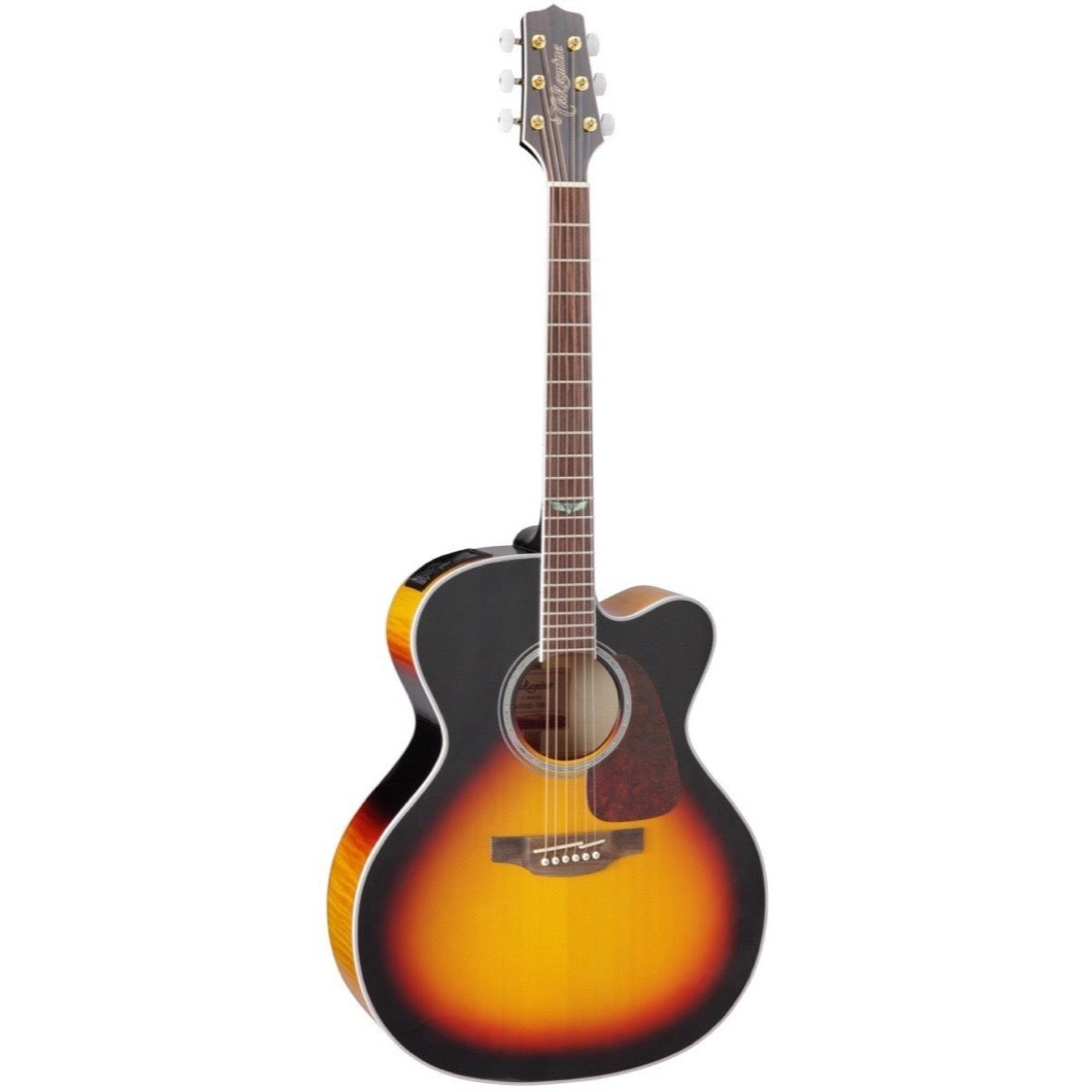 Takamine GJ72CE Jumbo Acoustic-Electric Guitar, Brown Sunburst