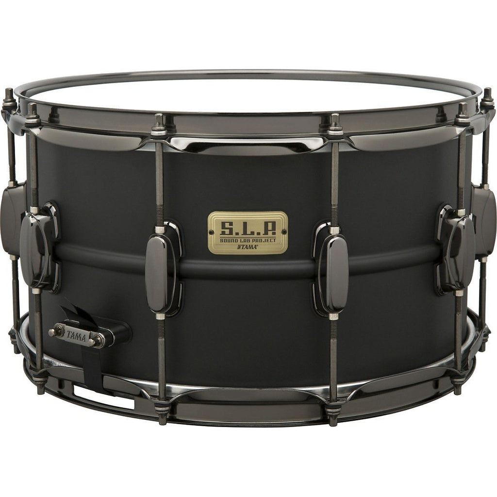 Tama SLP Limited Edition Big Black Steel Snare Drum, 8x14 Inch