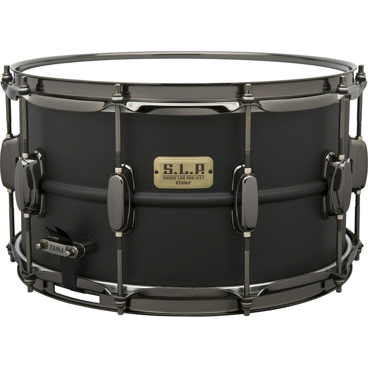 Tama SLP Limited Edition Big Black Steel Snare Drum, 8x14 Inch