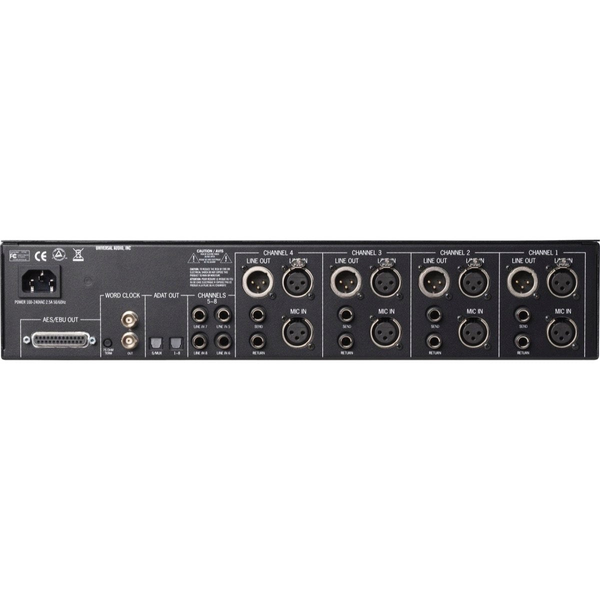 Universal Audio 4-710D 4-Channel Microphone Preamp