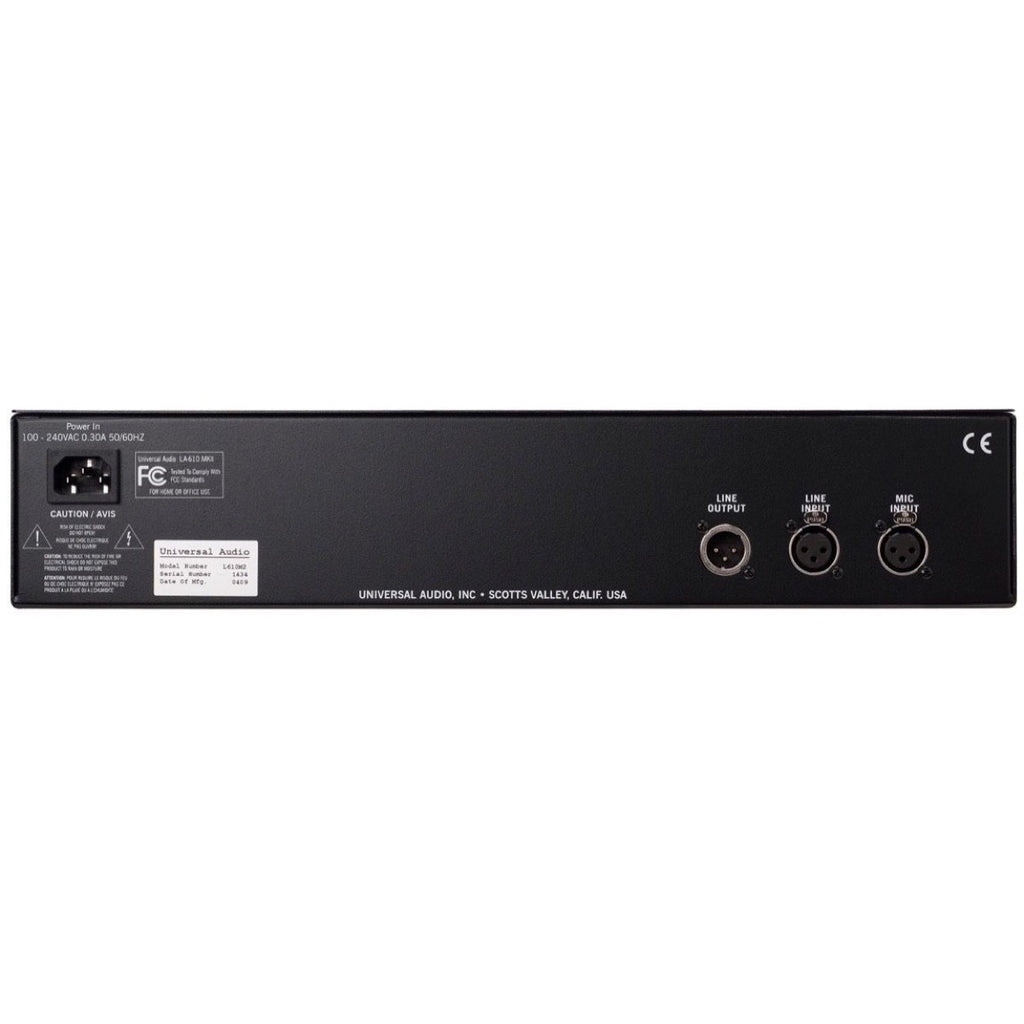 Universal Audio LA-610 MkII Classic Tube Microphone Preamplifier
