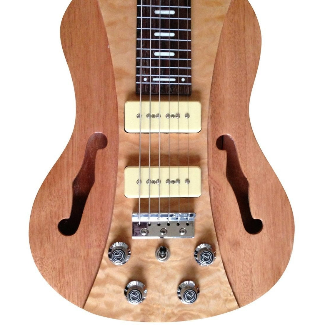 Vorson FLSL-220 Pro Lap Steel Guitar with F-Holes, Natural
