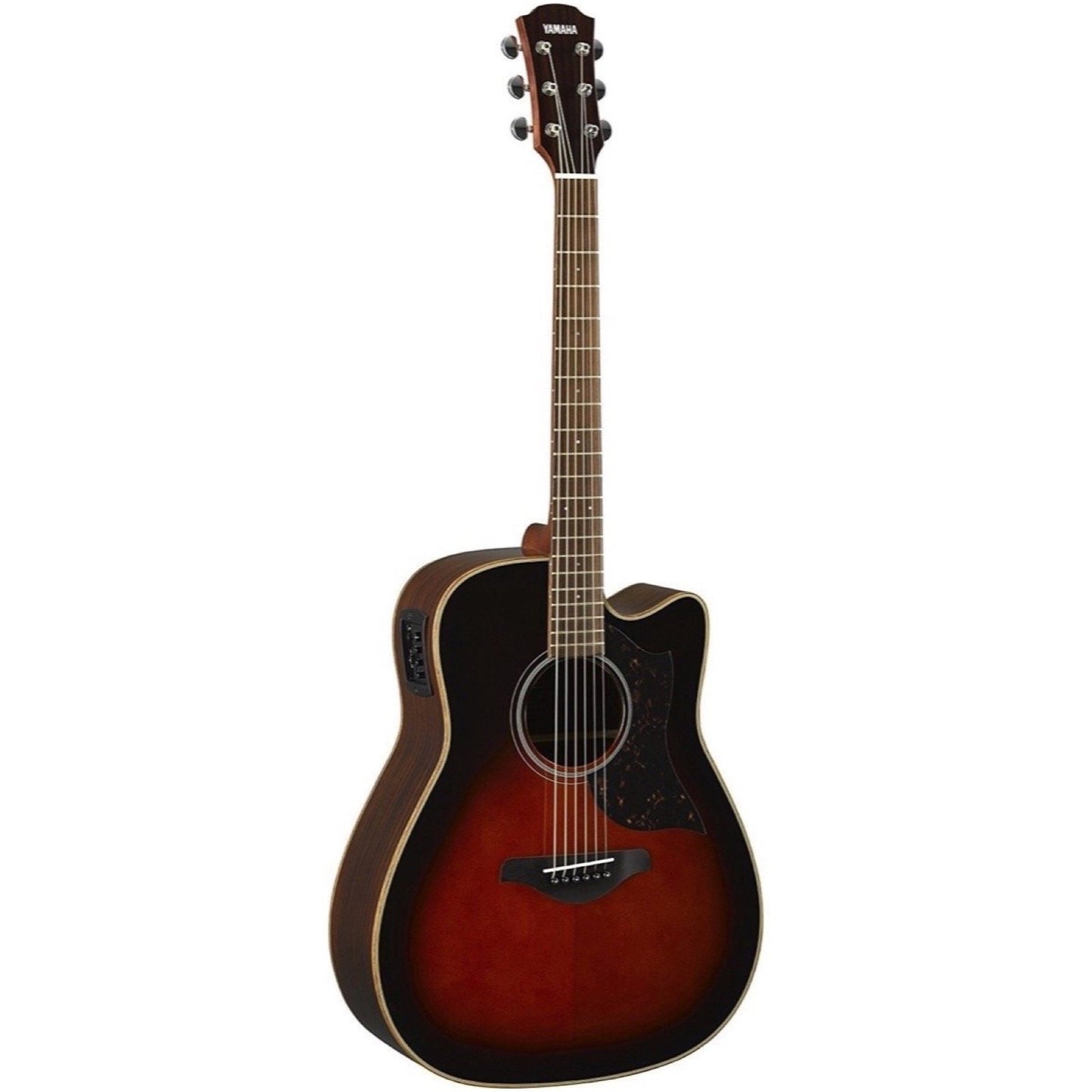 Yamaha A1R Acoustic-Electric Guitar, Tobacco Brown Sunburst