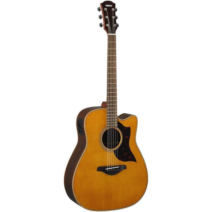Yamaha A1R Acoustic-Electric Guitar, Vintage Natural
