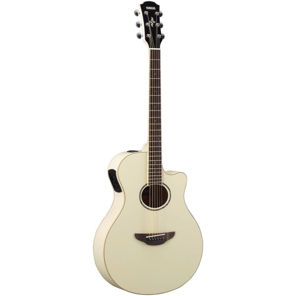 Yamaha APX-600 Acoustic-Electric Guitar, Vintage White