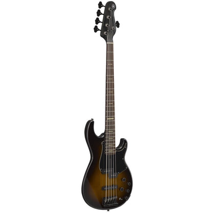 Yamaha BB735A Electric Bass Guitar, 5-String (with Gig Bag), Sunburst