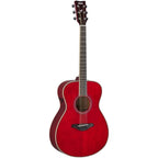 Yamaha FS-TA Concert TransAcoustic Acoustic-Electric Guitar, Ruby Red