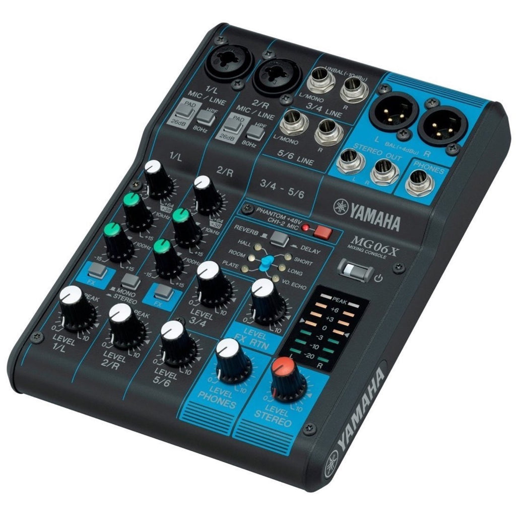 Yamaha MG06X Stereo Mixer with Effects