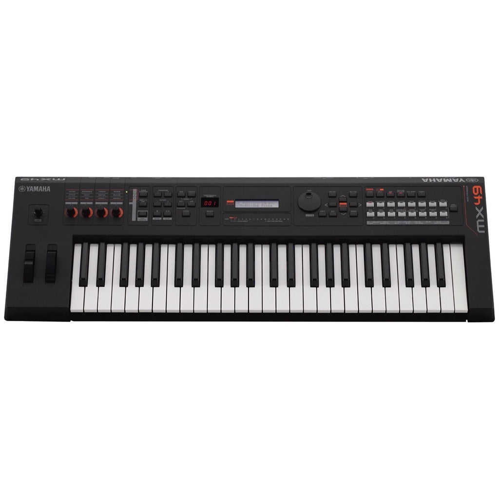 Yamaha MX49 v2 Keyboard Synthesizer, 49-Key, Black
