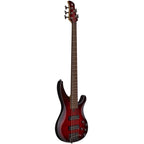 Yamaha TRBX605FM Dark Red Burst 5-String Electric Bass