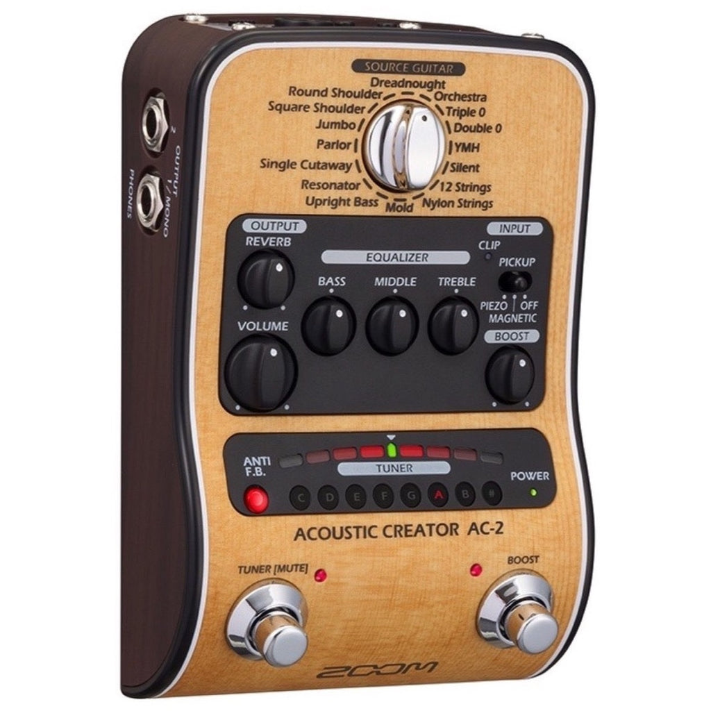 Zoom AC-2 Acoustic Creator Enhanced Direct Box