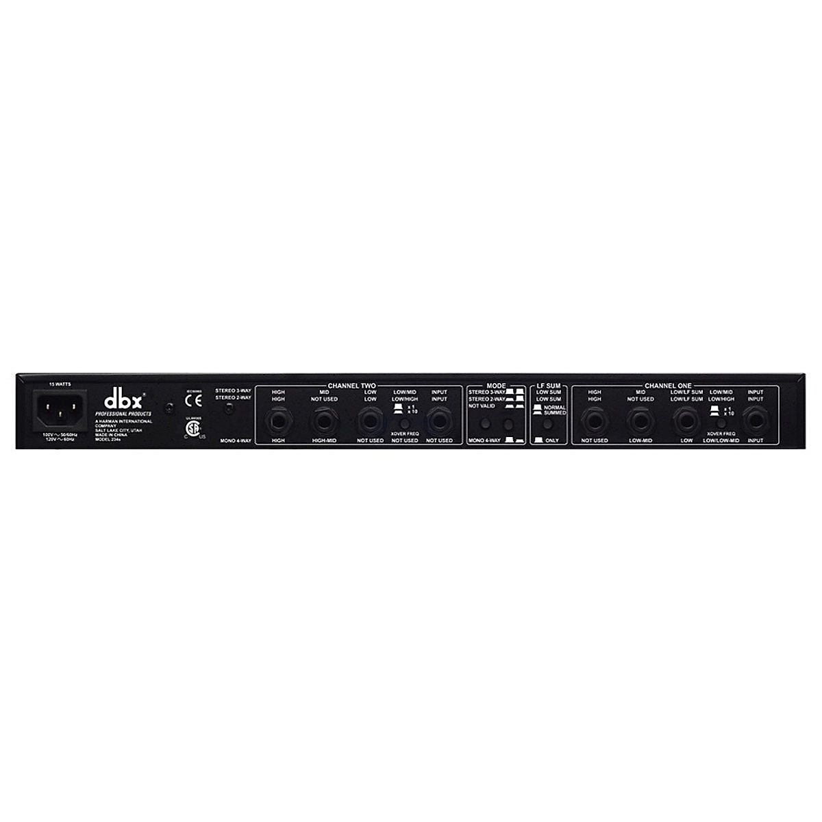 dbx 234S Crossover, Stereo 2-Way, 3-Way and Mono 4-Way – Same Day