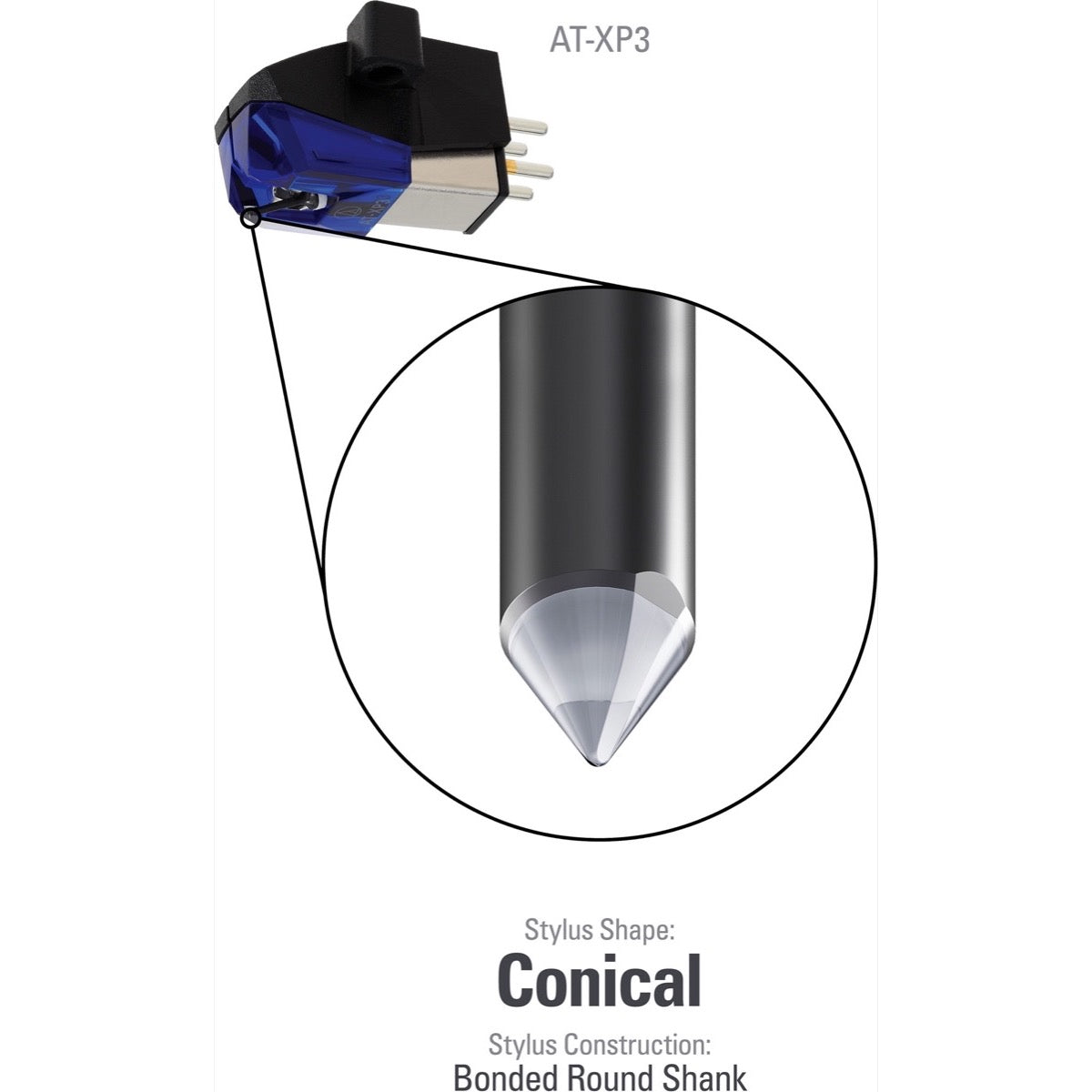 Audio-Technica AT-XP3 DJ Phonograph Cartridge