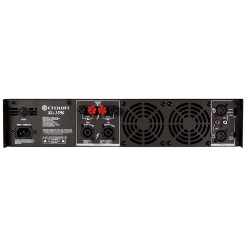 Crown XLI 3500 Power Amplifier - Back