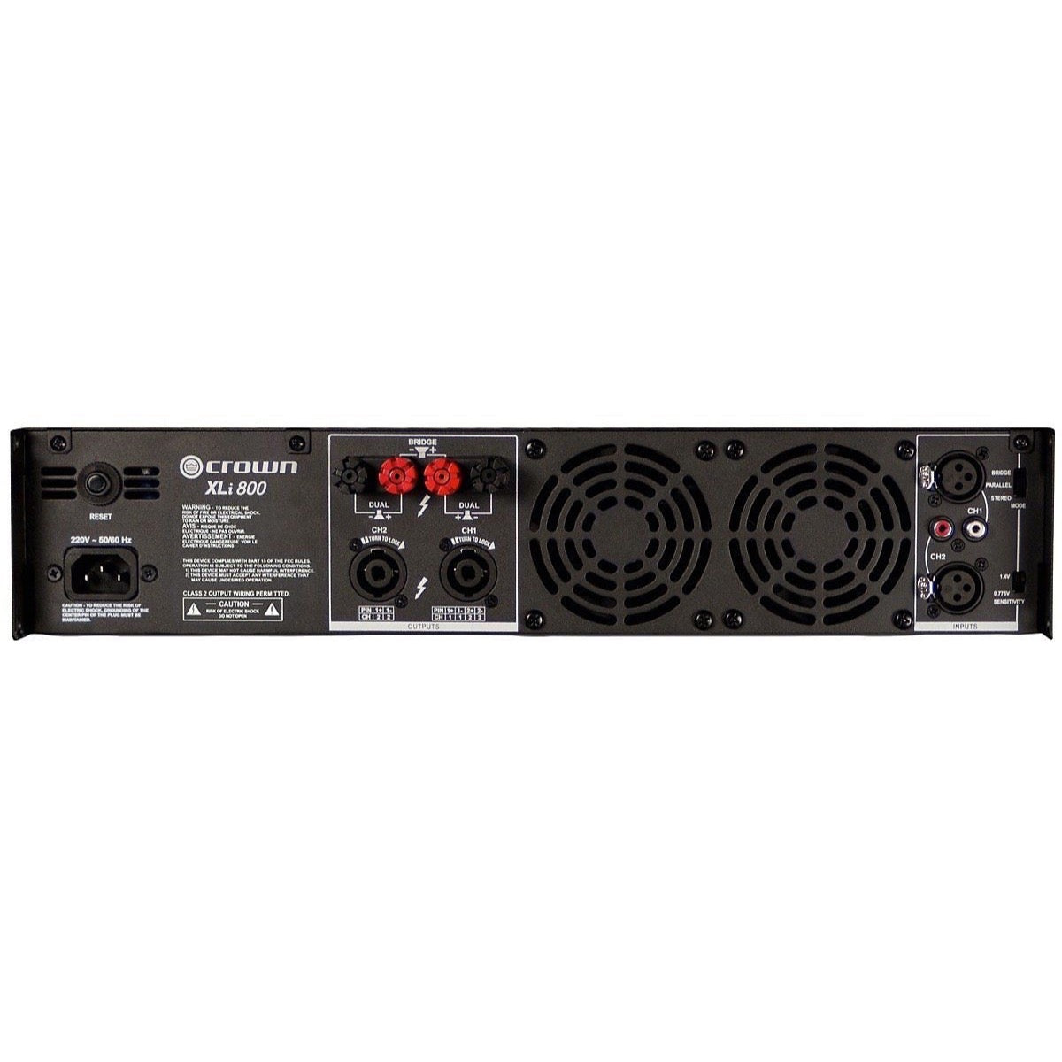 Crown XLI800 Power Amplifier (300 Watts)