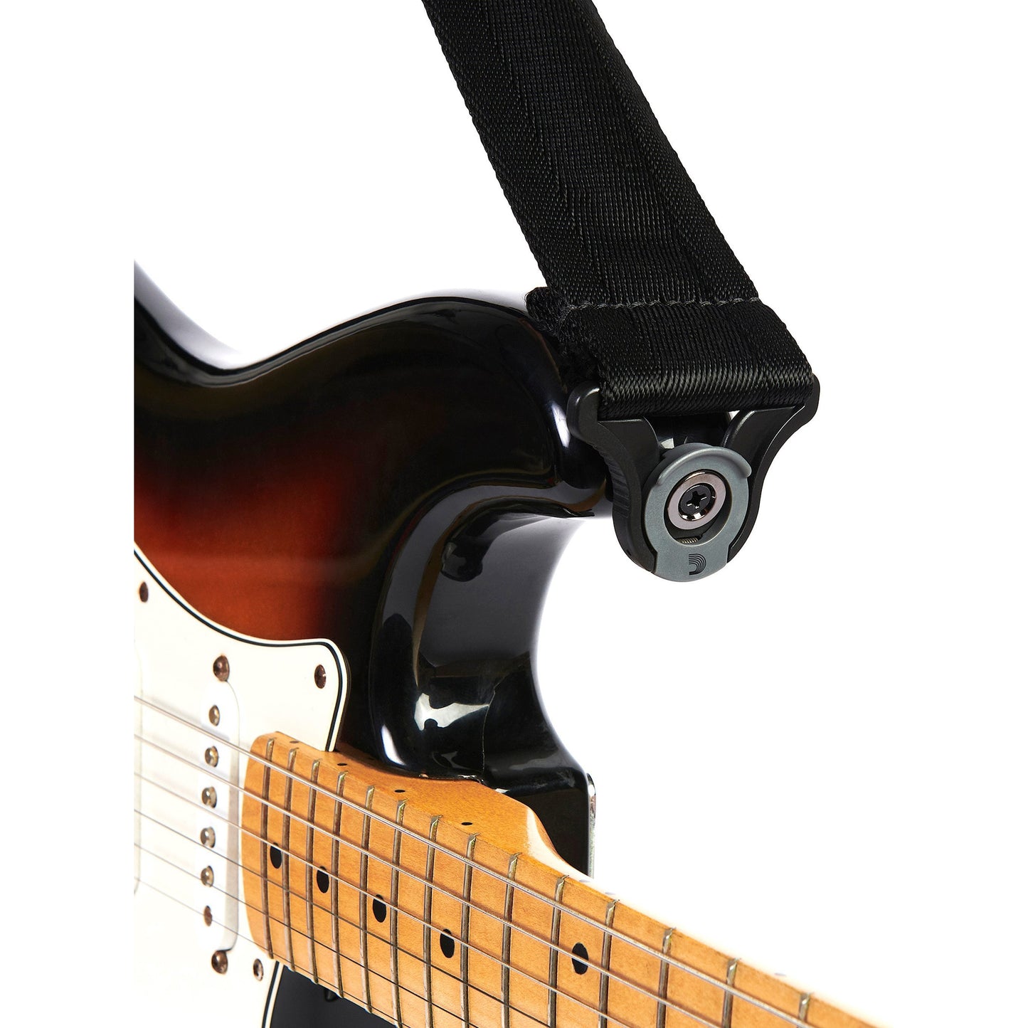 D'Addario Auto-Lock Guitar Strap, Black