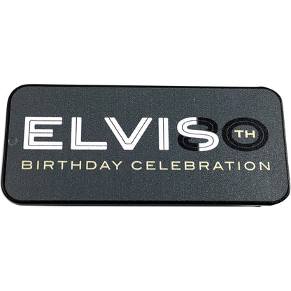 Dunlop EPPT08 Elvis 80th Birthday Collectible Pick Tin