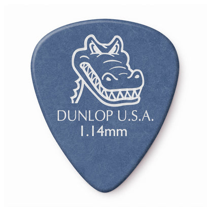 Dunlop Gator Grip Standard Picks (72-Pack), Blue, 1.14mm