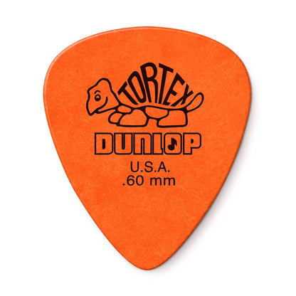 Dunlop Tortex Standard Picks (72-Pack), Orange, .60mm