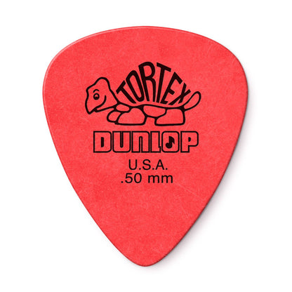 Dunlop Tortex Standard Picks (72-Pack), Red, .50mm