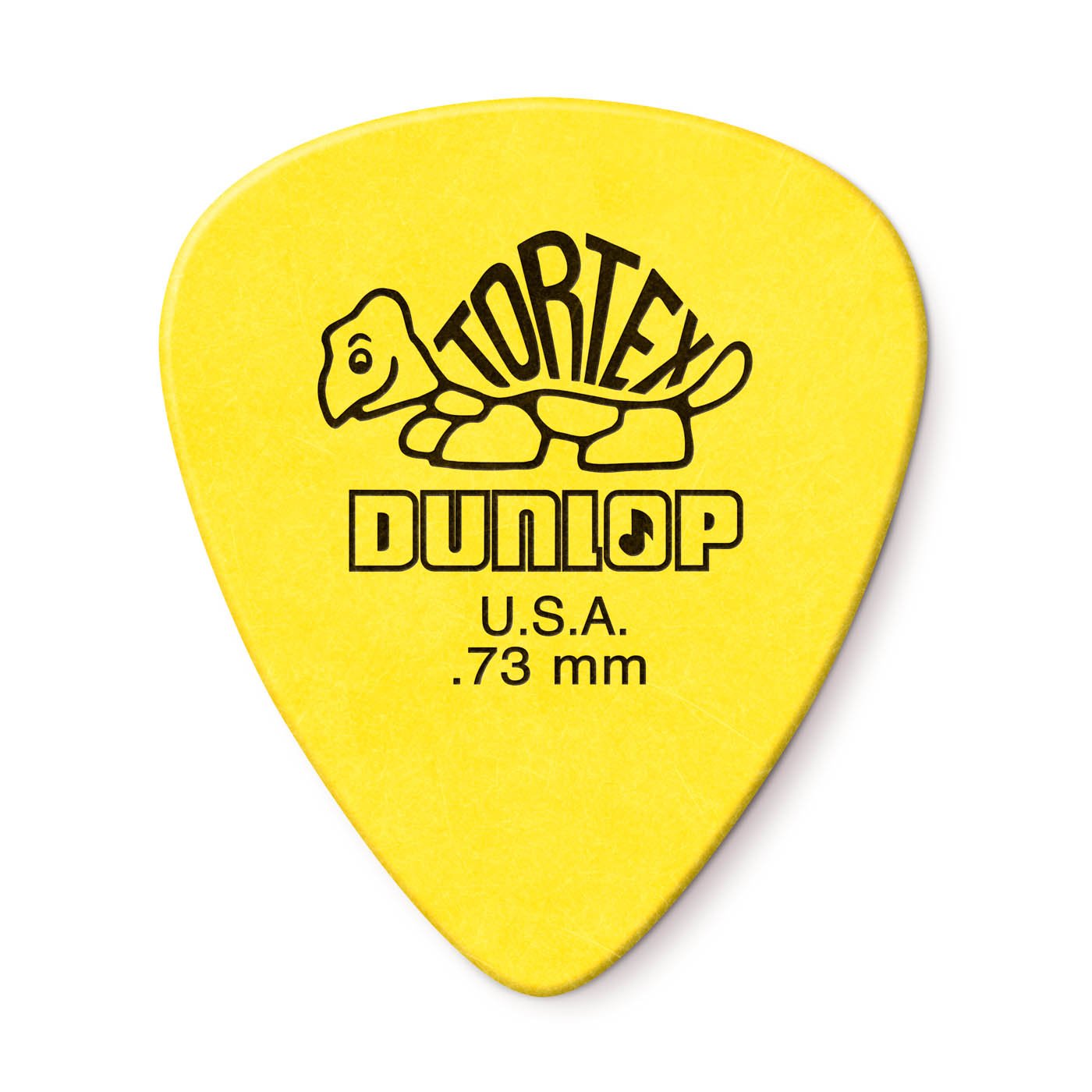 Dunlop Tortex Standard Picks (72-Pack), Yellow, .73mm