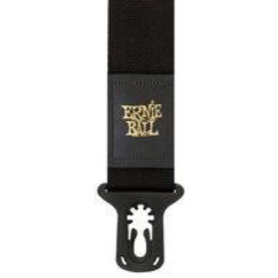 Ernie Ball PolyLock Guitar Strap, Black