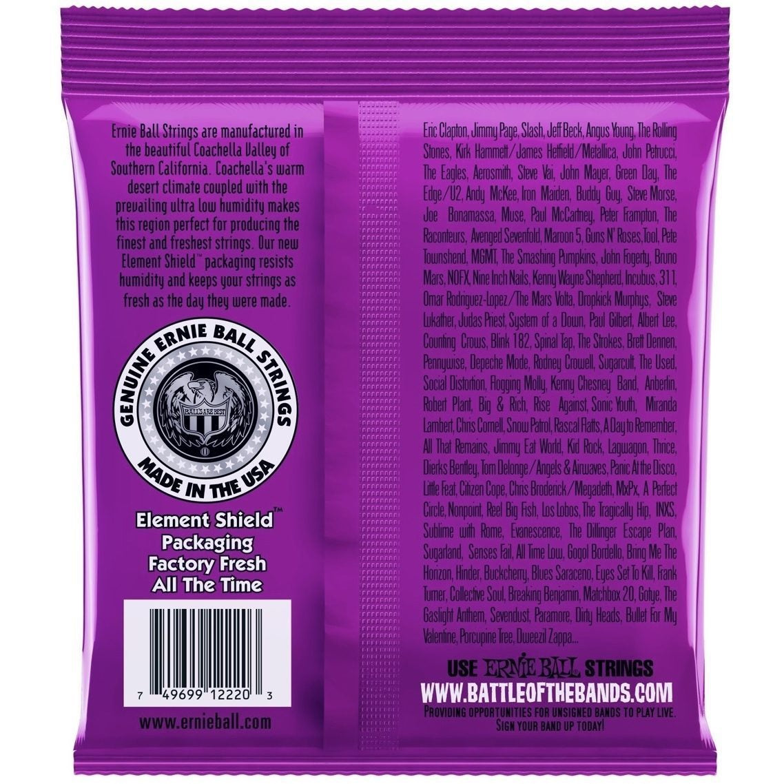 Ernie Ball Power Slinky Nickel Wound Electric Guitar Strings - 11-48 Gauge, 3220, 3-Pack, 17838