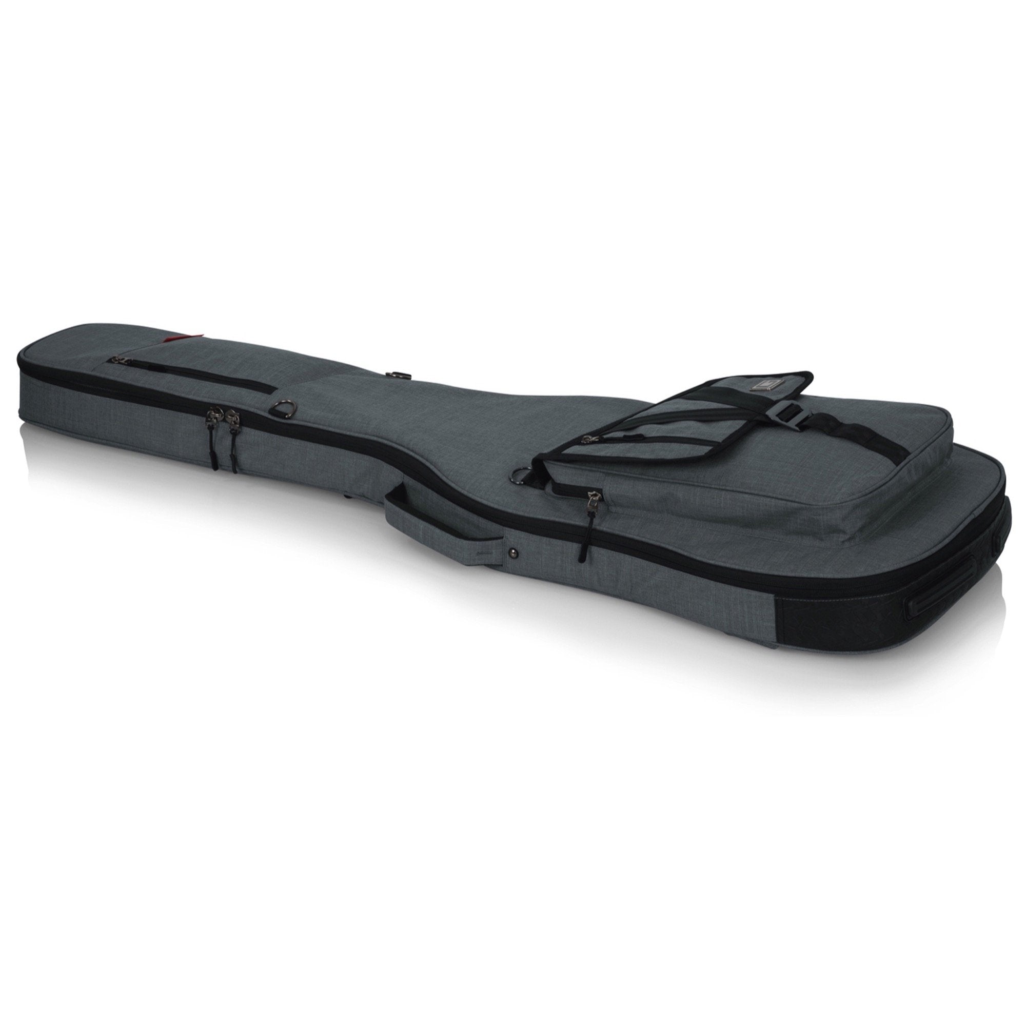 Gator Transit Series Electric Bass Guitar Gig Bag, Light Gray