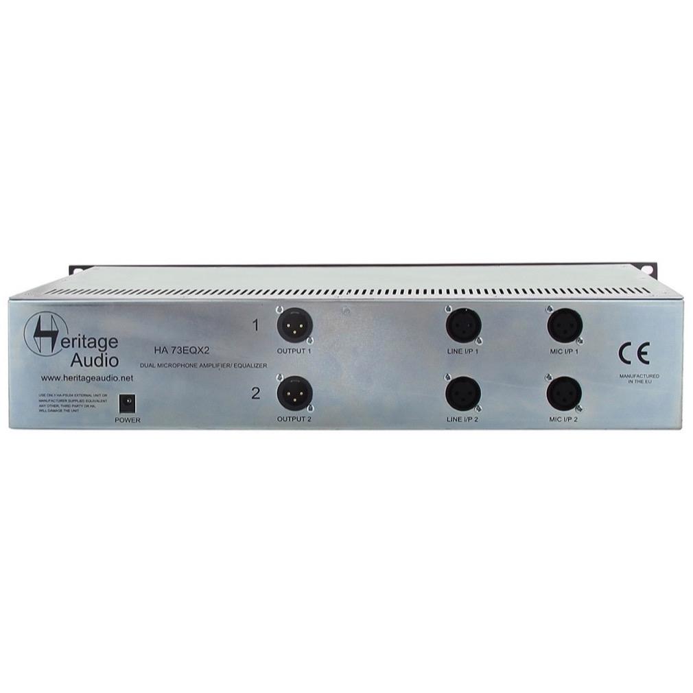 Heritage Audio HA73EQX2 Elite Series 2-Channel Microphone Preamplifier with Equalizer