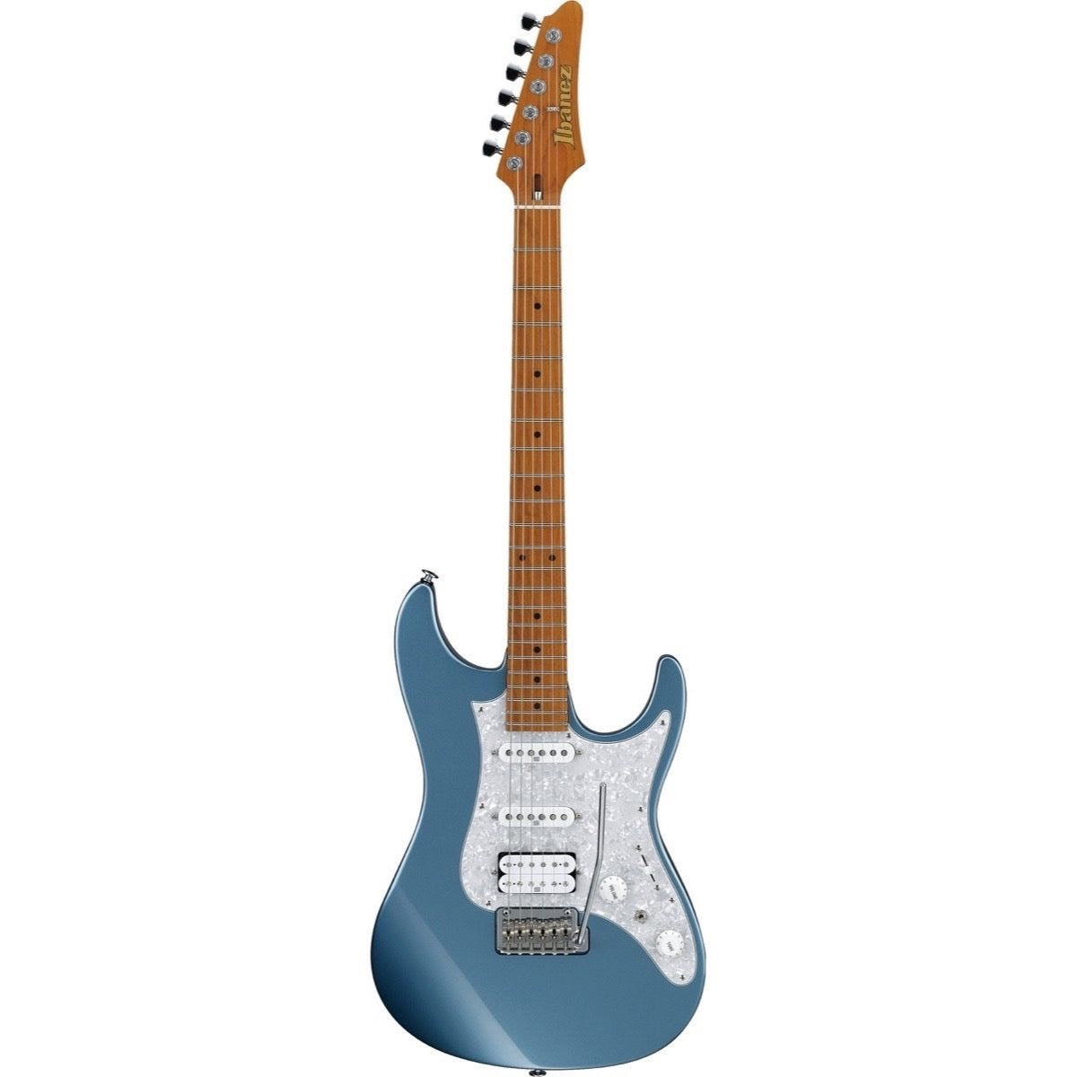 Ibanez AZ-2204 Prestige Electric Guitar (with Case), Ice Blue Metallic