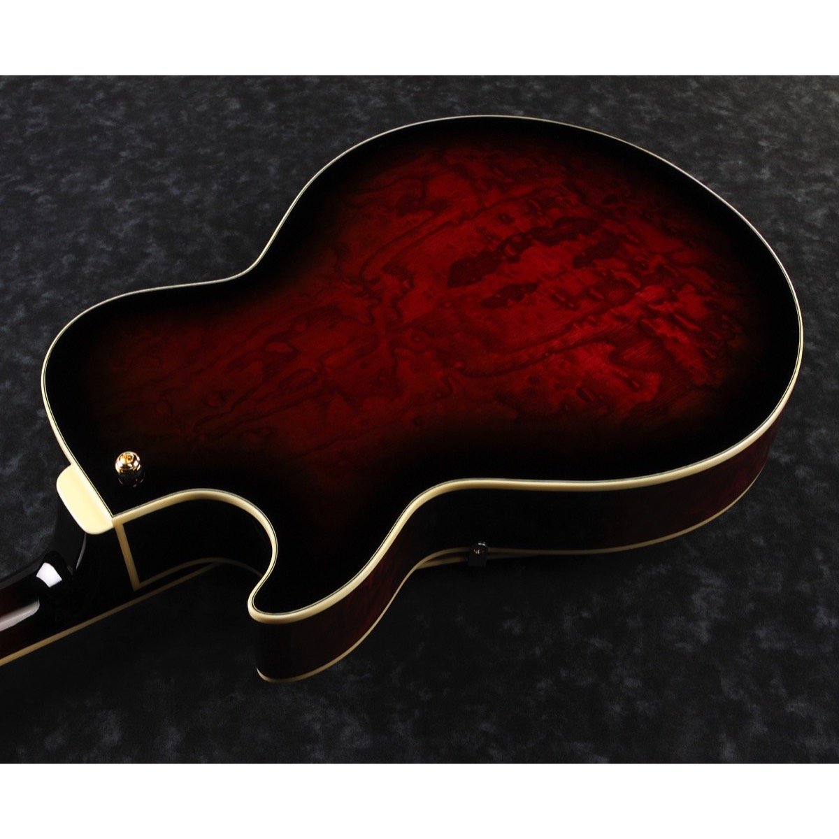 Ibanez Artcore Expressionist AG95QA Hollowbody Electric Guitar, Dark Brown Sunburst