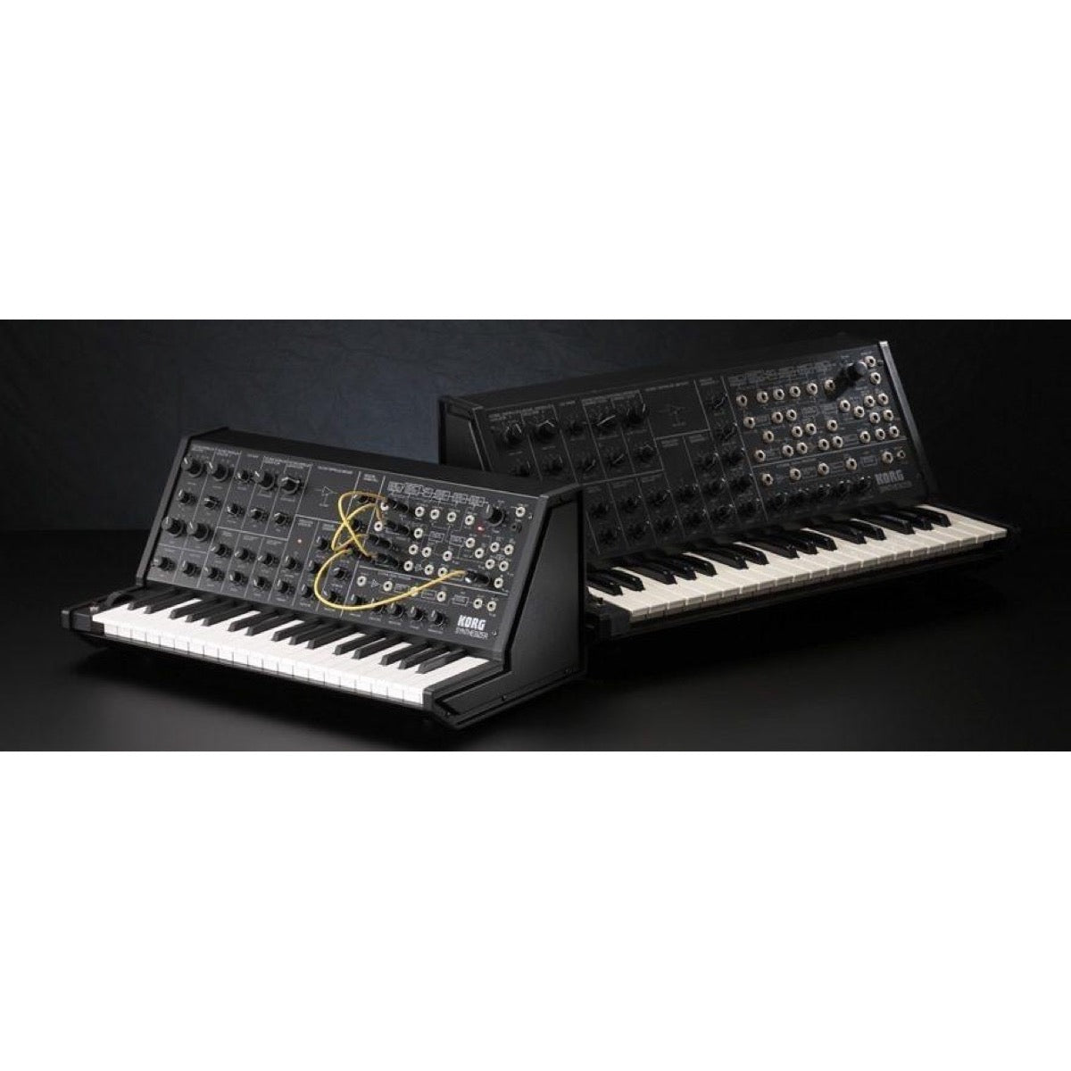 Korg MS-20 Mini Analog Monophonic Synthesizer Keyboard, 37-Key, Black