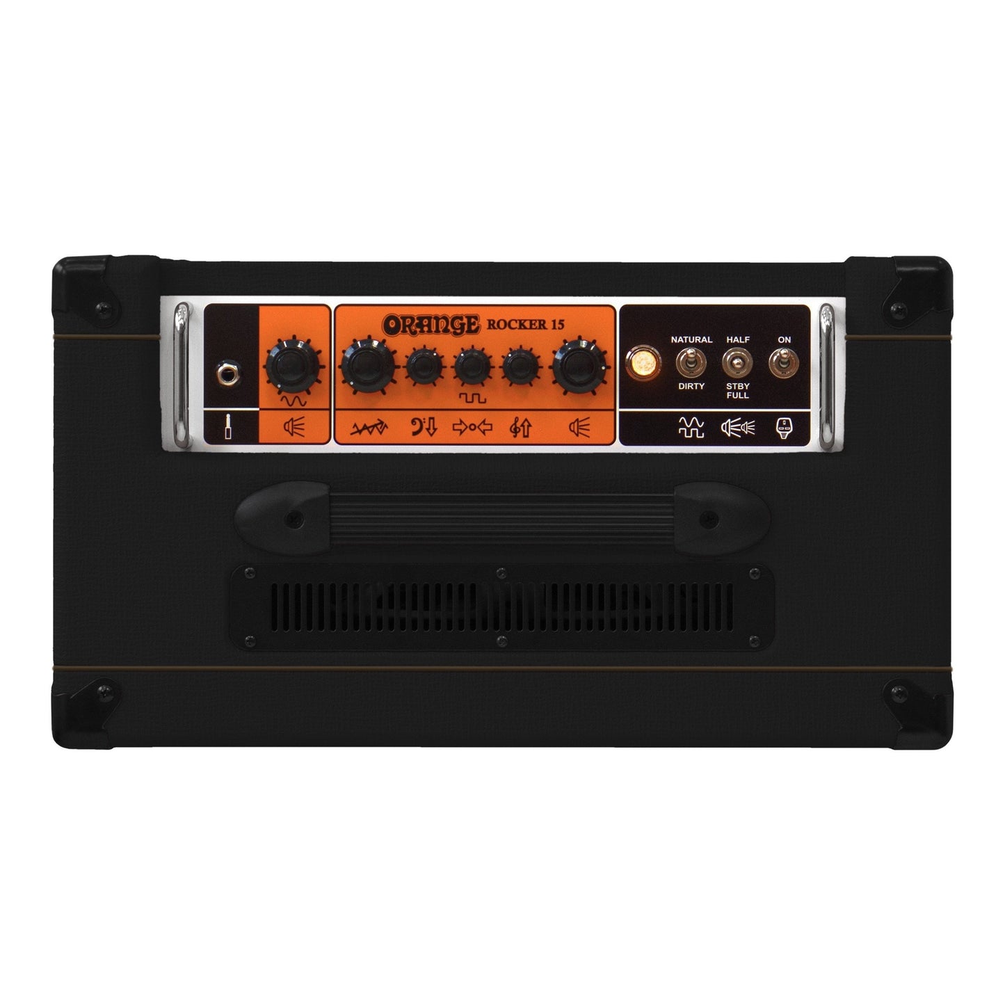 Orange Rocker 15 Guitar Combo Amplifier (15 Watts, 1x10 Inch), Black
