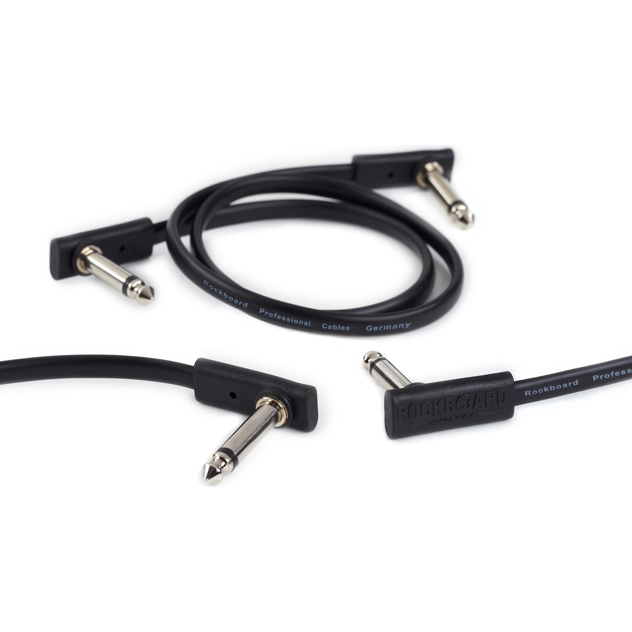 RockBoard Flat Patch Cable, Black, 7.87 Inch / 20 cm
