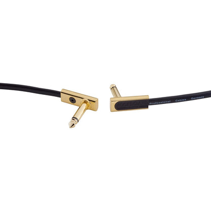 RockBoard Gold Series Flat Patch Cable, Black, 11.81 Inch / 30 cm