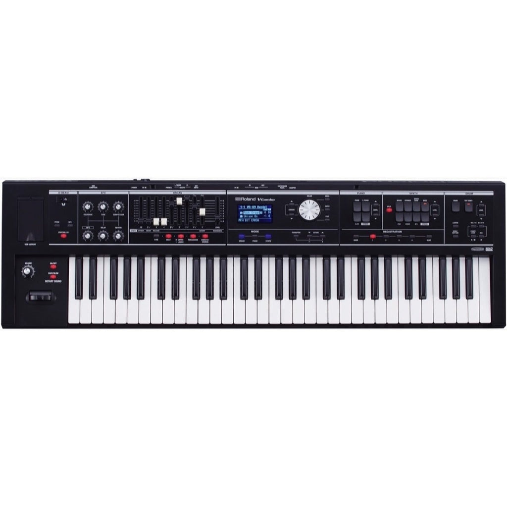 Roland VR-09 V-Combo Live Performance Keyboard, 61-Key, Matte Black