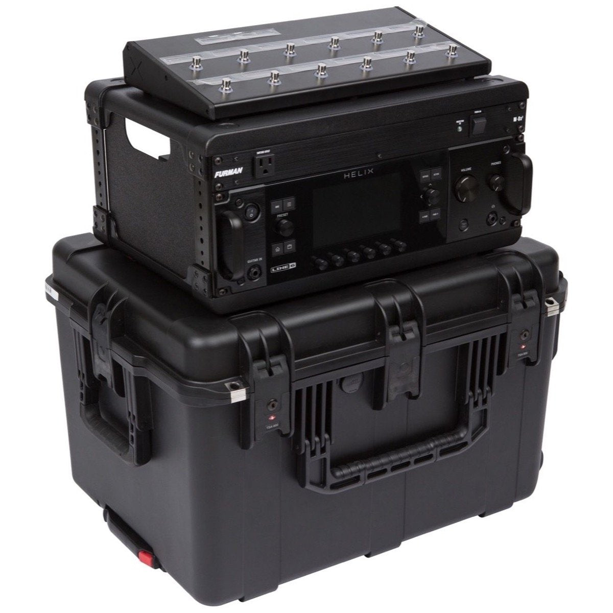 SKB iSeries 2317-14 4U Guitar FX Fly Rack Case