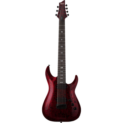 Schecter C7 Apocalypse Electric Guitar, 7-String, Red Reign