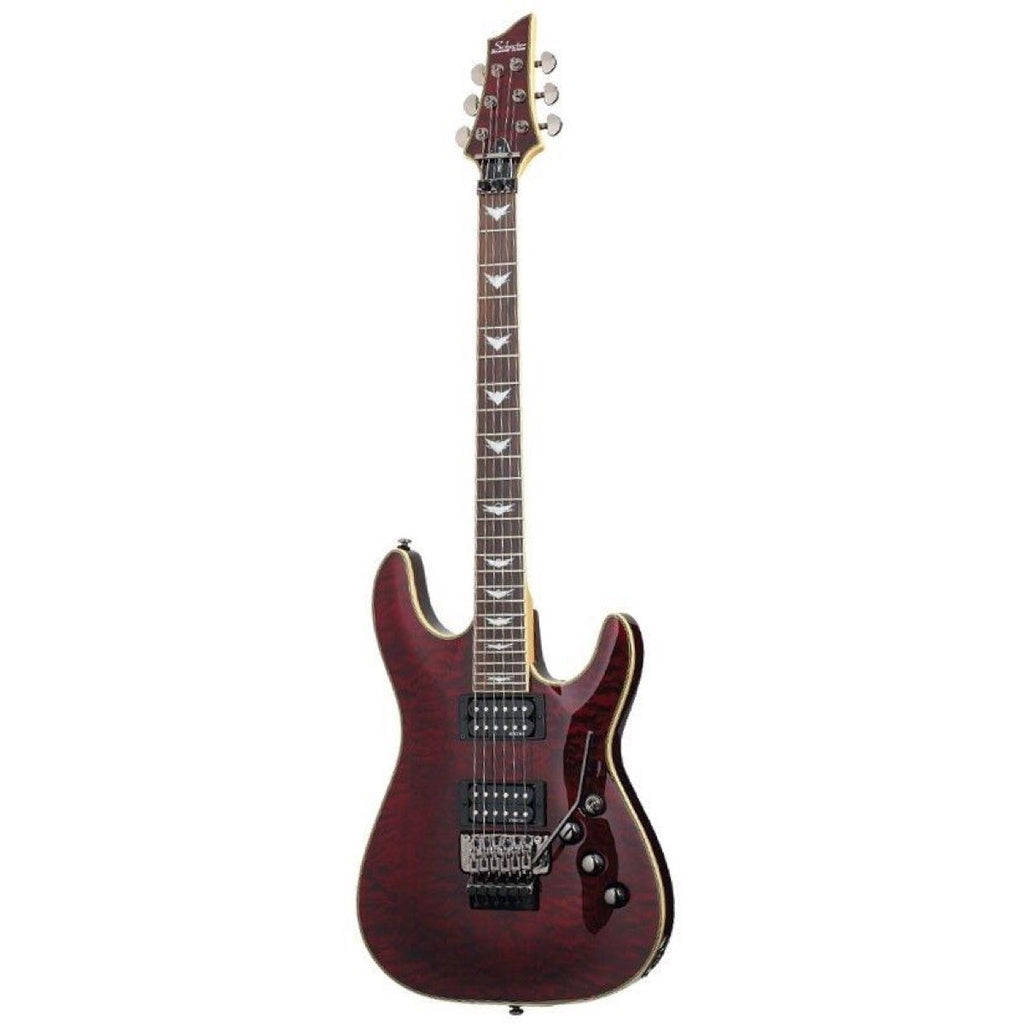 Schecter Omen Extreme Electric Guitar with Floyd Rose, Black Cherry