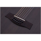 Schecter Orleans Studio Satin See Thru Black 12-String Acoustic-Electric Guitar